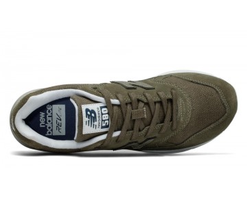 New Balance 580 Re-Engineered pour Homme Triumph Green with Covert Casual Chaussures MRT580-RE