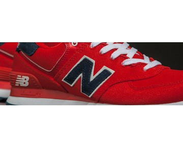 New Balance 574 Pique Polo Pack Unisex Rouge / Marine Casual Chaussures WL574-PO