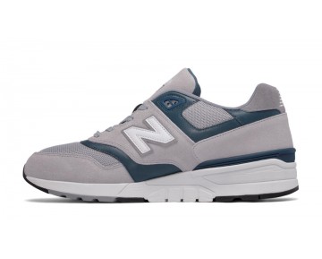 New Balance 597 pour Homme Gris / Foncé Sarcelle Lifestyle Chaussures ML597-SM