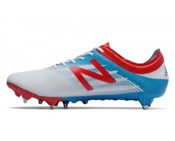 New Balance Furon Pro SG pour Homme Blanc / Atomic / Barracuda Football Chaussures MSFURS