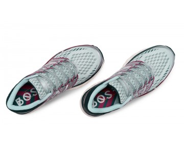 New Balance Fresh Foam 1080 Boston pour Femme Gris / Bordeaux Running Chaussures W1080B-V6