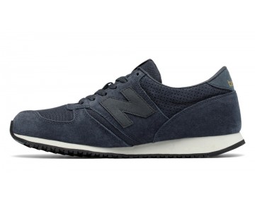 New Balance 420 70s Running Pigskin Unisex Marine / Noir Lifestyle Chaussures U420-PS