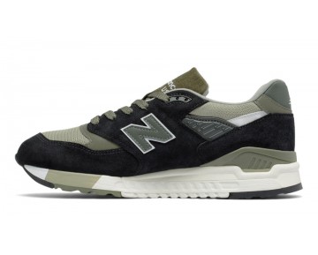 New Balance 998 Suede pour Homme Noir / Sauge Lifestyle Chaussures M998-PM