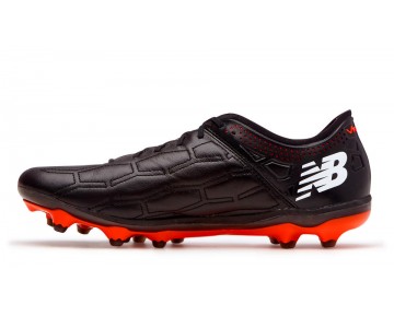 New Balance Visaro 2.0 K-Leather FG pour Homme Noir / Alpha Orange Football Chaussures MSVRKF-V2