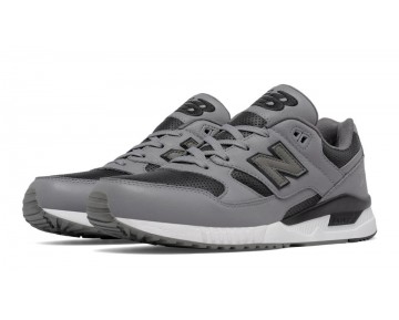 New Balance 530 Lux Leather pour Homme Acier / Noir Casual Chaussures M530-LL