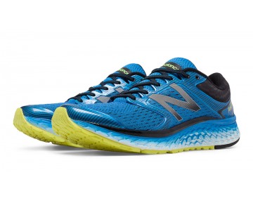 New Balance Fresh Foam 1080v7 pour Homme Électrique Bleu / Hi-Lite Running Chaussures M1080-V7