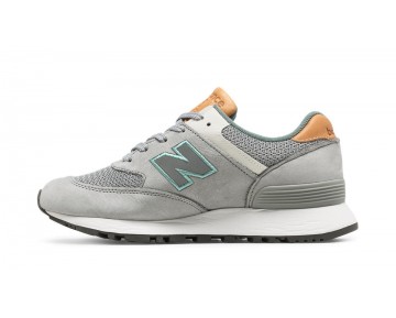 New Balance 576 Made in UK Nubuck Unisex Lumière Gris / Poussièresy Bleu Lifestyle Chaussures W576-NM