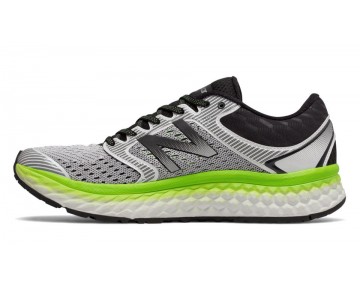 New Balance Fresh Foam 1080v7 pour Homme White with Energy Lime Running Chaussures E1080-V7