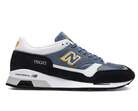 New Balance 1500 Made in UK Unisex Marine / Jaune / Bleu Lifestyle Chaussures M1500-PSM