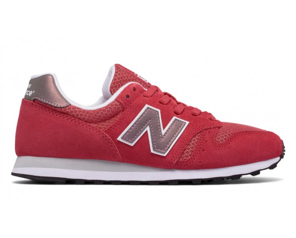 New Balance 373 Suede pour Femme Rouge / Rose / Or Lifestyle Chaussures WL373-SM