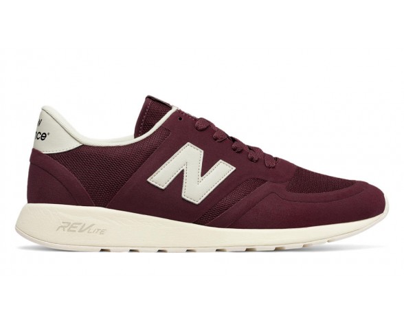 New Balance 420 Re-Engineered Suede pour Homme Bordeaux / Lumière Gris Lifestyle Chaussures MRL420-SM