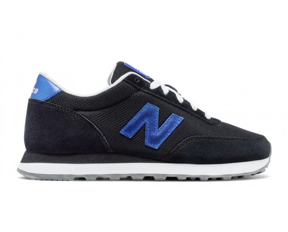 New Balance 501 Classic Core pour Femme Noir / Vif Bleu Bleu Chaussures WL501-C1