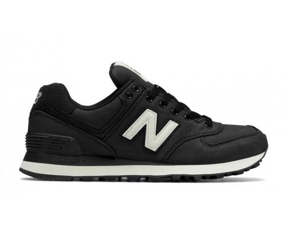 New Balance 574 Canvas pour Femme Noir / Angora Casual Chaussures WL574-CW