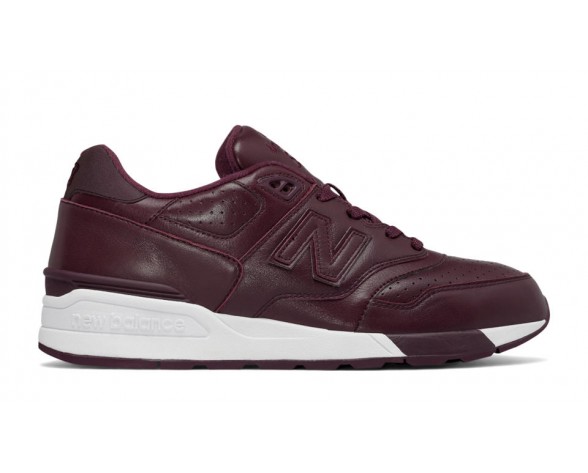 New Balance 597 Leather Unisex Bordeaux Lifestyle Chaussures ML597-L