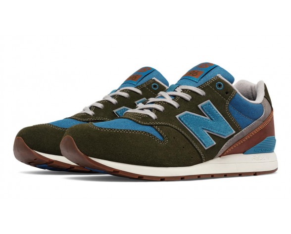 New Balance 996 Suede pour Homme Khaki / Bleu Casual Chaussures MRL996-SM