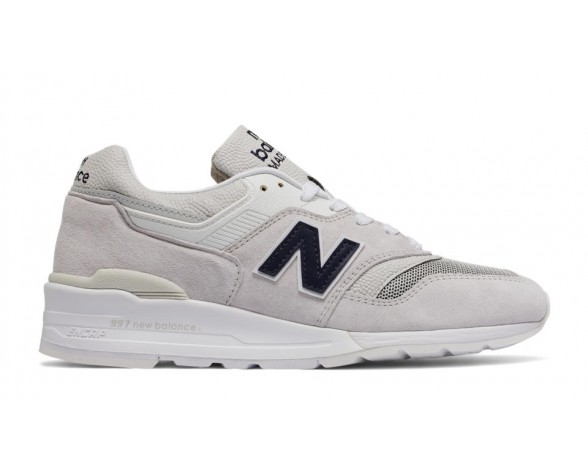 New Balance 997 Suede pour Homme Off Blanc / Marine Lifestyle Chaussures M997-PSM