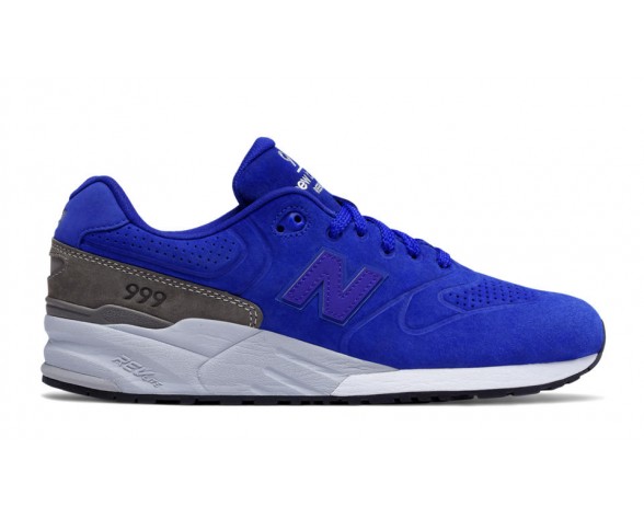 New Balance 999 Re-Engineered Suede pour Homme Bleu / Gris Casual Chaussures MRL999-RES