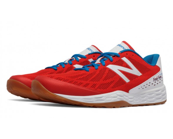 New Balance Fresh Foam 80v3 pour Homme Rouge / Blanc Entraînement Chaussures MX80-V3