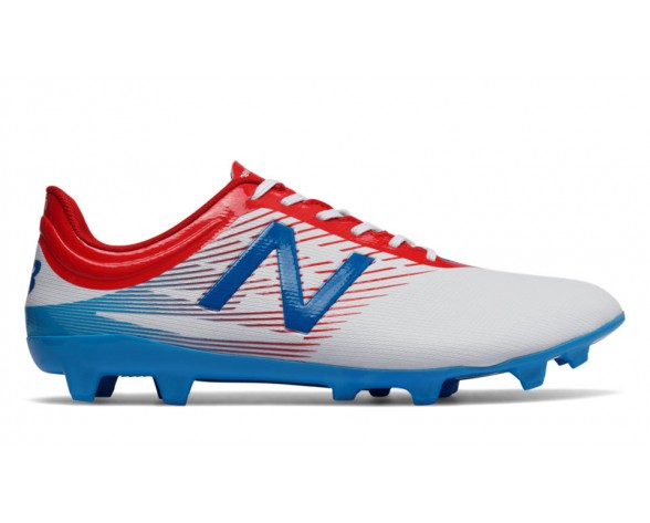 New Balance Furon Dispatch AG pour Homme Blanc / Atomic / Barracuda Football Chaussures MSFUDA