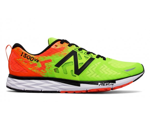New Balance 1500v3 pour Homme Citron Vert Glo / Alpha Orange Running Chaussures M1500-V3