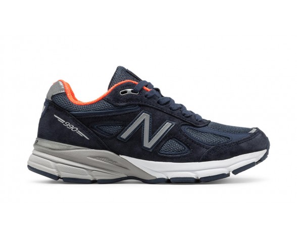 New Balance 990v4 pour Homme Marine / Orange Running Chaussures W990-V4