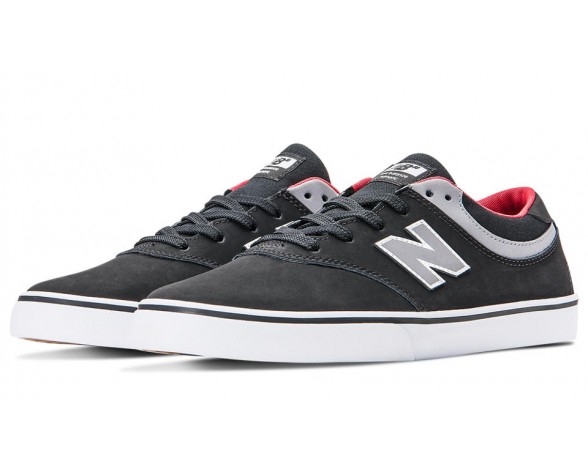 New Balance Quincy 254 pour Homme Noir / Gris / Rouge Lifestyle Chaussures NM254