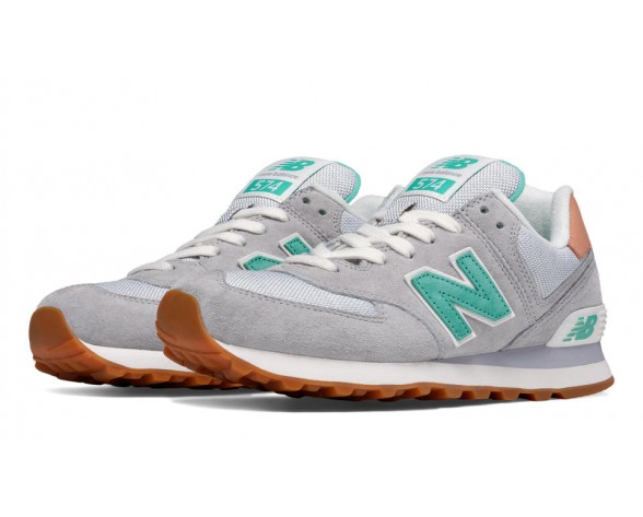 New Balance 574 Premium Cruisin pour Femme Lumière Gris Lifestyle Chaussures WL574-ECR
