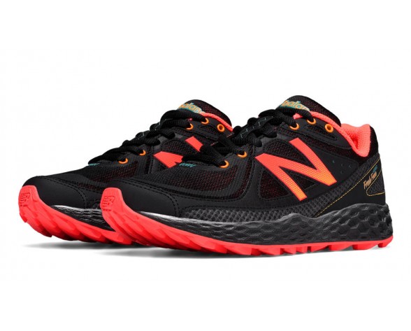 New Balance Fresh Foam Hierro pour Femme Noir / Orange Chaussures De Course WTHIER