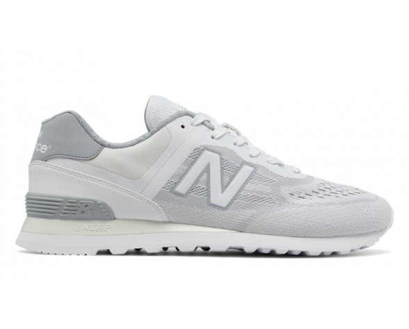 New Balance 574 Re-Engineered pour Homme Blanc / Argent Vison Lifestyle Chaussures MTL574-V2