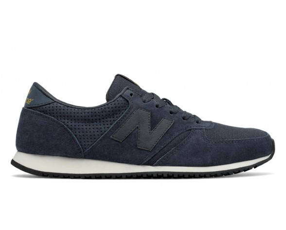 New Balance 420 70s Running Pigskin Unisex Marine / Noir Lifestyle Chaussures U420-PS