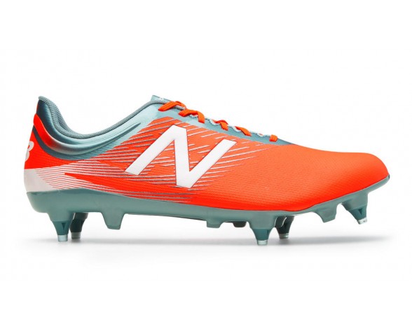 New Balance Furon 2.0 Dispatch SG pour Homme Alpha Orange / Tornade / Blanc Football Chaussures MSFUDS-V2
