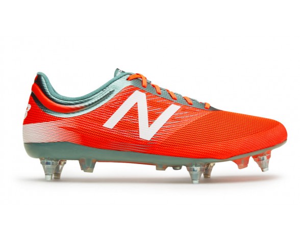 New Balance Furon 2.0 Mid SG pour Homme Alpha Orange / Tornade / Blanc Football Chaussures MSFMIS-V2