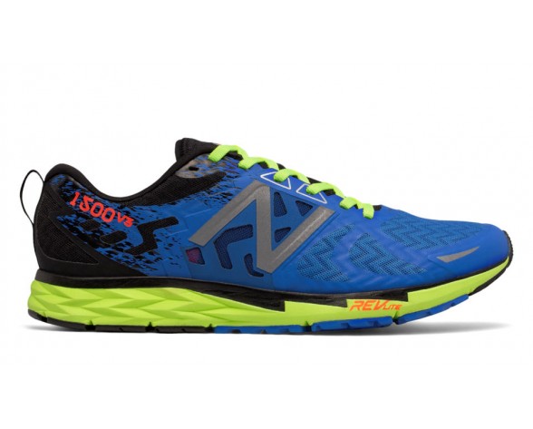 New Balance 1500v3 pour Homme Électrique Bleu / Citron Vert Glo / Noir Running Chaussures M1500-V3