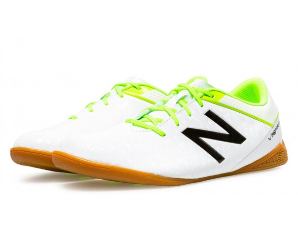 New Balance Visaro Control IN pour Homme Blanc / Toxiques Football Chaussures MSVRCI
