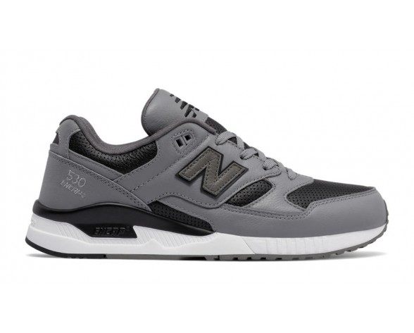 New Balance 530 Lux Leather pour Homme Acier / Noir Casual Chaussures M530-LL