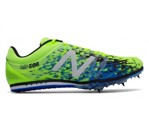 New Balance MD500v5 Spike pour Homme Luciole / Noir Chaussures De Course MMD500-V5