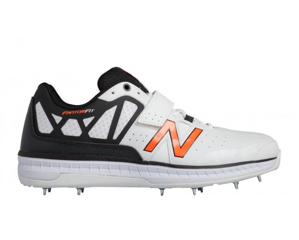 New Balance 4050 pour Homme Blanc / Orange Cricket Chaussures CK4050-V1