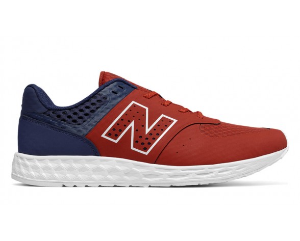 New Balance Fresh Foam 574v2 Classic pour Homme Rouge / Marine Chaussures MFL574-V2S