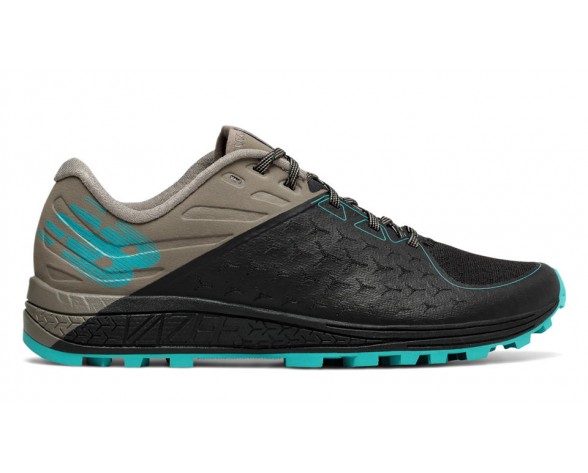 New Balance Vazee Summit Trail v2 pour Femme Black with Military Green & Turquoise Chaussures De Course WTSUM-V2a