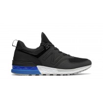 New Balance 574 Sport Homme Black with Blue 574-S7