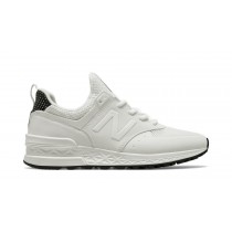 New Balance 574 Sport Femme White with Black 574-S8