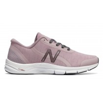 New Balance 711v3 Heathered Trainer pour Femme Faded Rose with Castlerock Chaussures De Course WX711-H3c