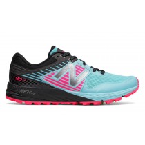 New Balance 910v4 Trail pour Femme Sea Spray with Alpha Pink & Black Running Chaussures WT910-V4
