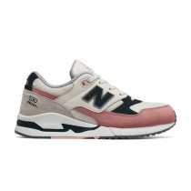 New Balance 530 Suede pour Femme Clay / Noir / Hot Corail Lifestyle Chaussures W530-S