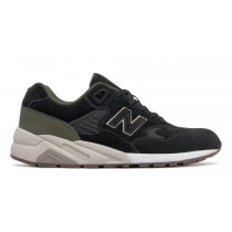 New Balance 580 Tech Nature pour Homme Noir / Olive Vert Casual Chaussures MRT580-TN