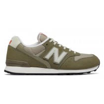 New Balance 996 Classics pour Femme Olive / Khaki / Gris Lifestyle Chaussures WR996-SMC