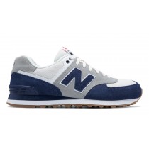 New Balance 574 Retro Sport pour Homme Marine / Argent Vison Lifestyle Chaussures ML574-C1