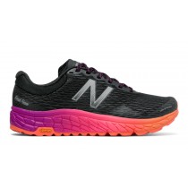 New Balance Fresh Foam Hierro v2 pour Homme Black with Vivid Tangerine & Poisonberry Running Chaussures MTH-V21