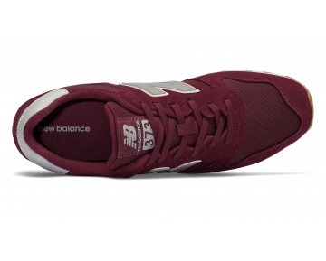 New Balance 373 pour Homme Burgundy with Grey Lifestyle Chaussures MD373-S1