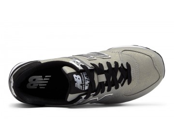 New Balance 574 Seasonal Shimmer pour Femme Metallic Silver with Black Lifestyle Chaussures MS574-S2